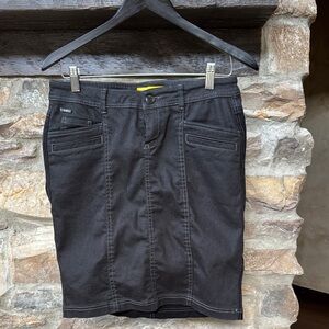 Lole Black Denim Skirt